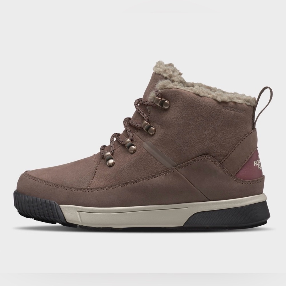 The North Face Women’s Sierra Mid Lace Waterproof Boots Taupe Ginger 7